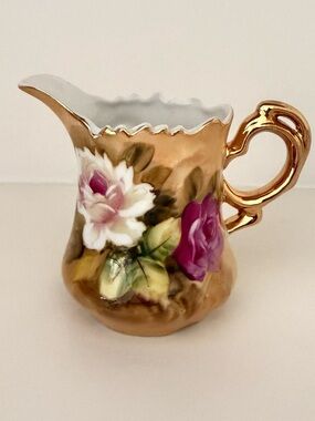 RS Prussia Floral Vintage Creamer